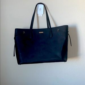 Large black Kate Spade shoulder tote